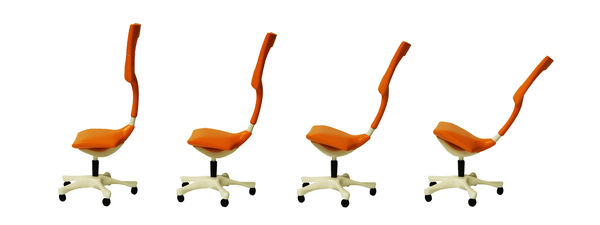 hi-tech компьютерное кресло. Эргономичная спинка и сиденье регулируется в большом диапазоне.